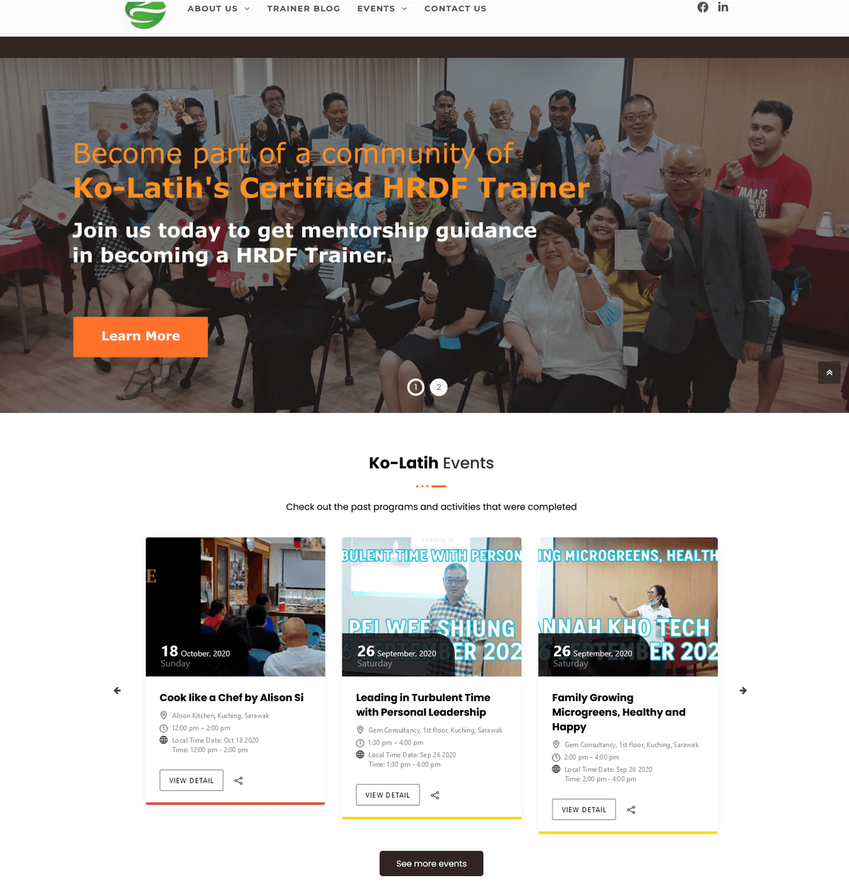 Ko-Latih website